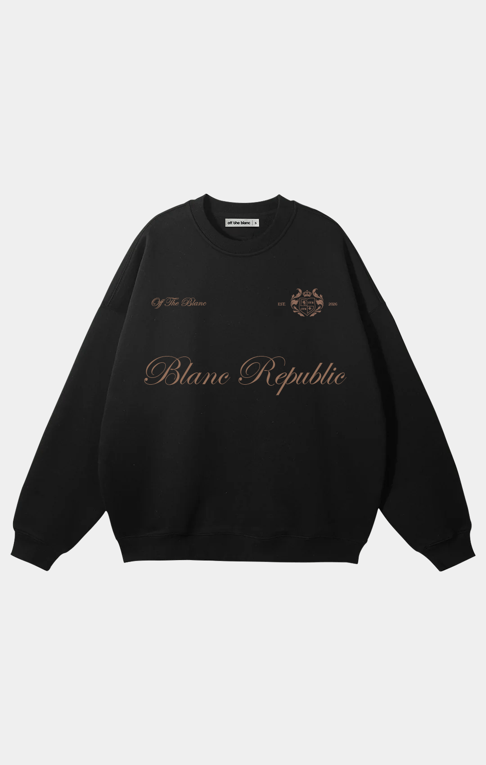 Blanc Republic - Black Sweatshirt