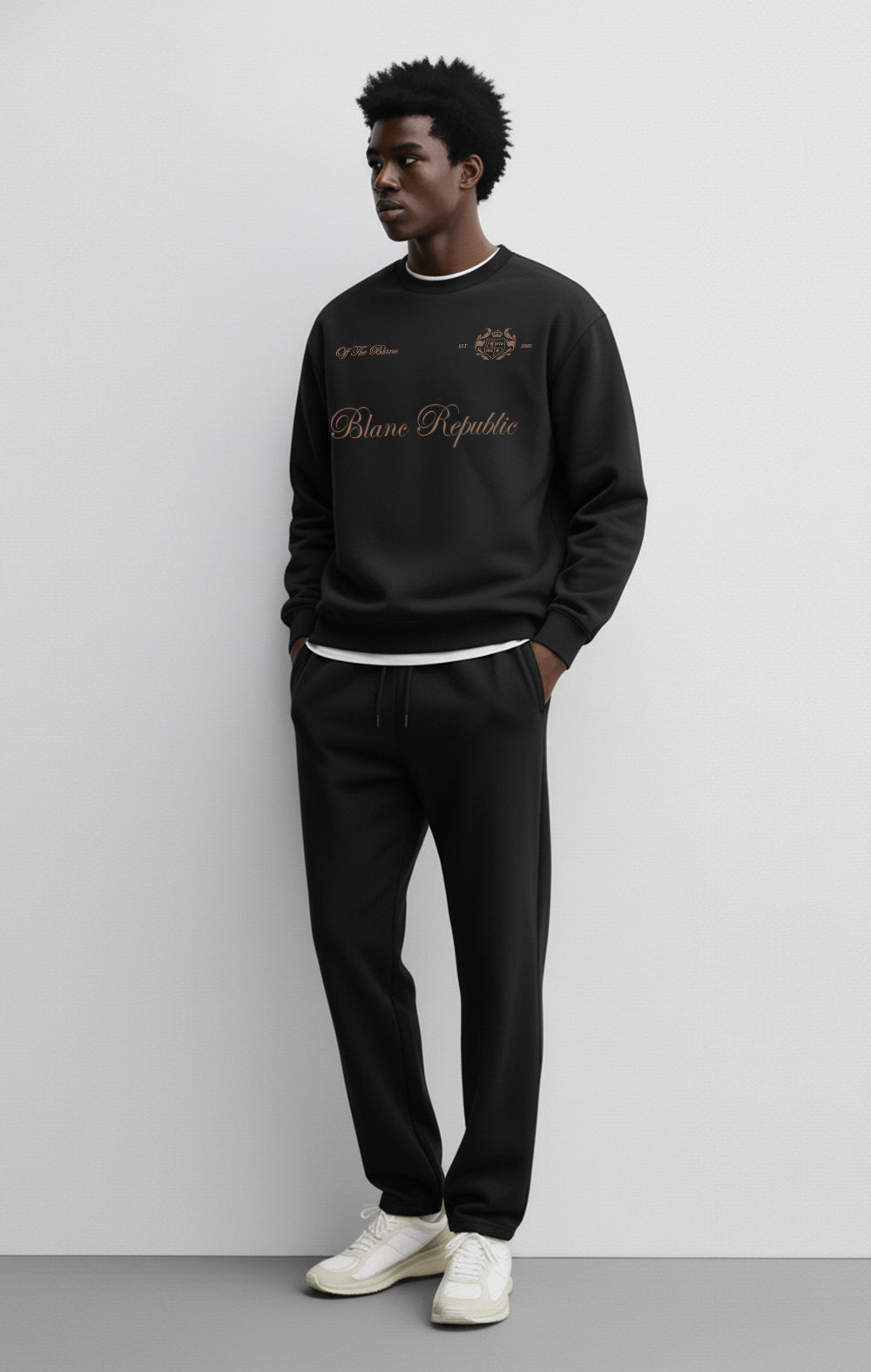 Blanc Republic - Black Sweatshirt