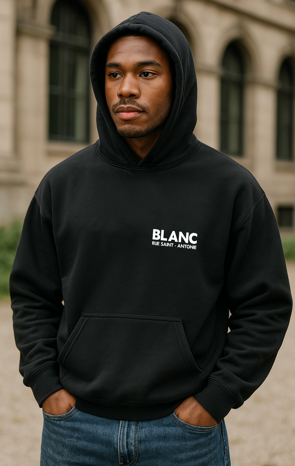 Saint Antonie - Black Hoodie