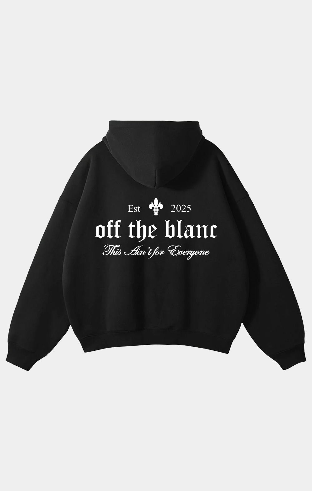 off the blanc Hoodie Black S - Main Image