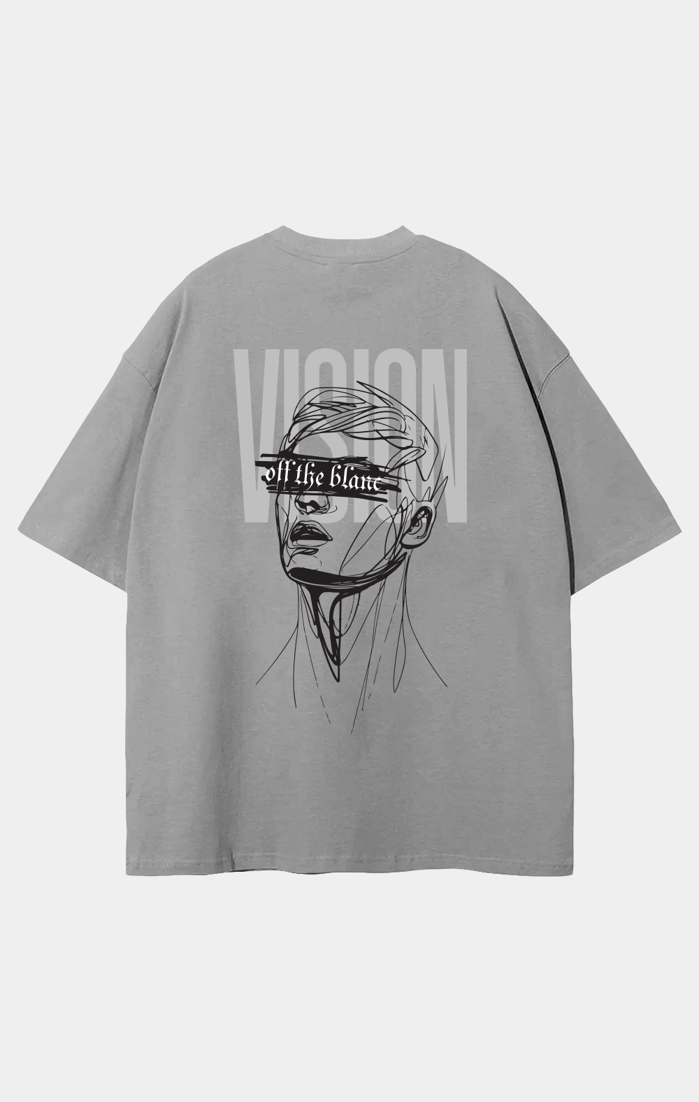 Vision Gray Oversized T-Shirt