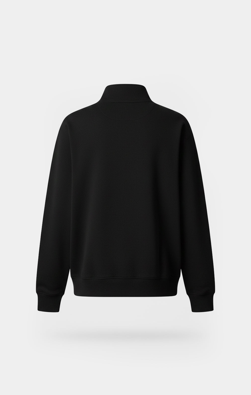 Black Half Zip Sweatshirt