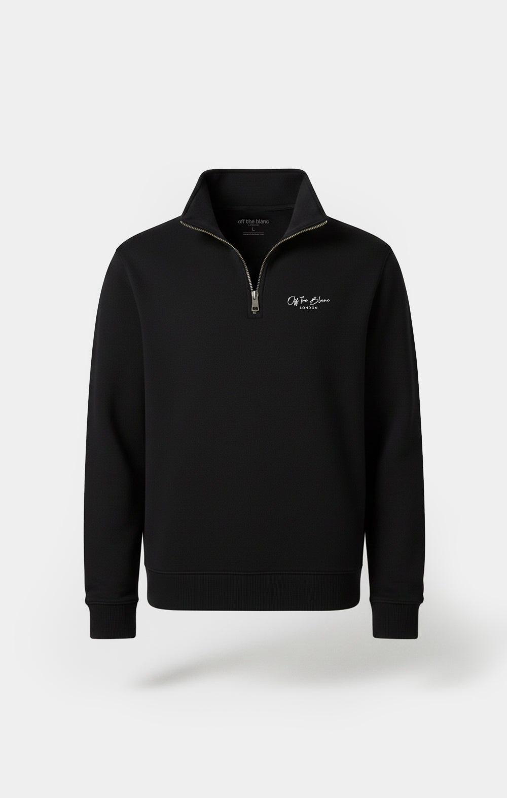 Black Half Zip Sweatshirt