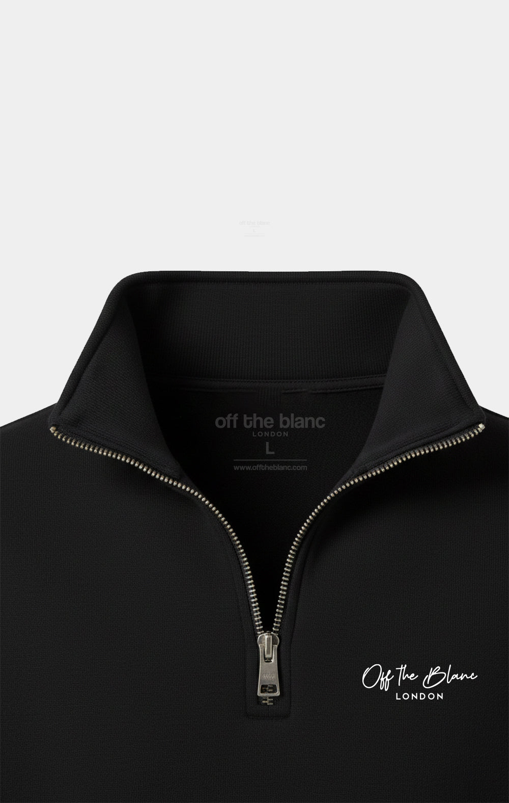 Black Half Zip Sweatshirt