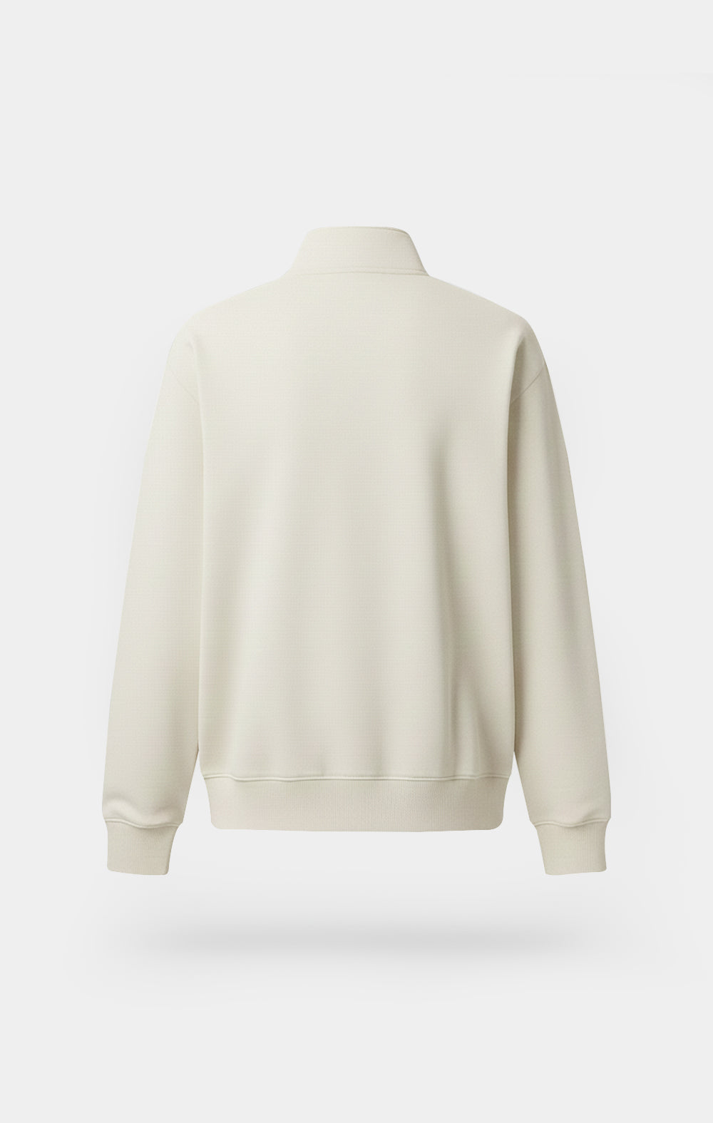 Ivory Half Zip Sweatshirt
